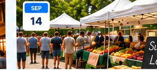 Local farmers market preview